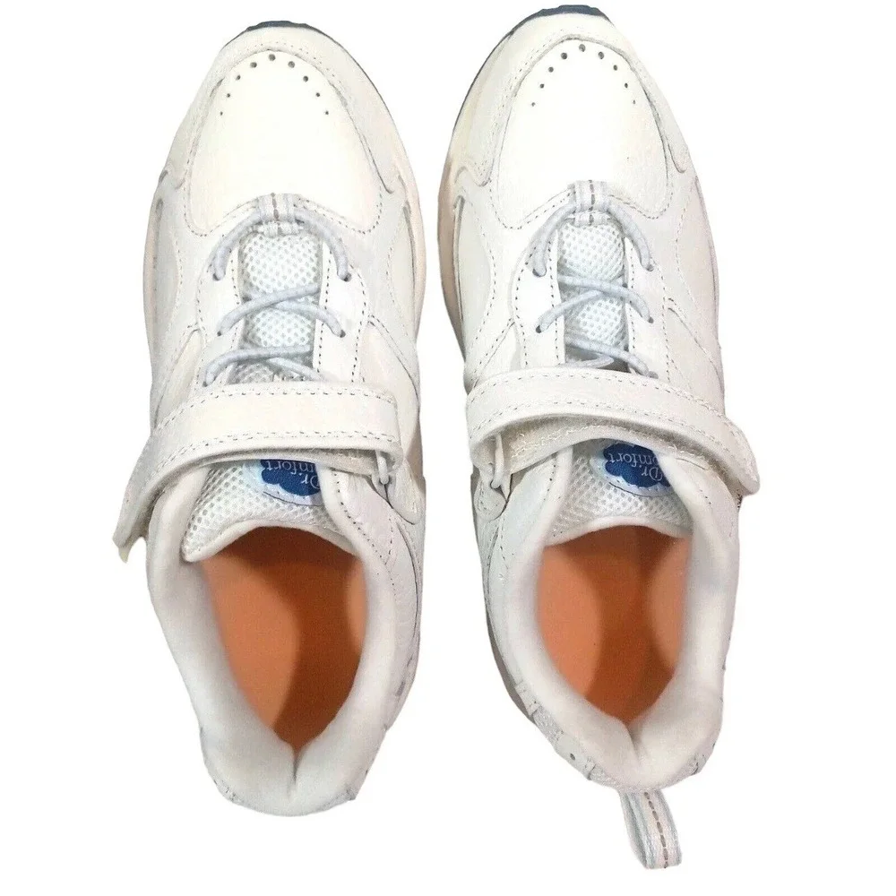 Dr. Comfort Spirit Women's White Therapeutic No Tie Walking Shoes‎ 3240 SZ 8 W